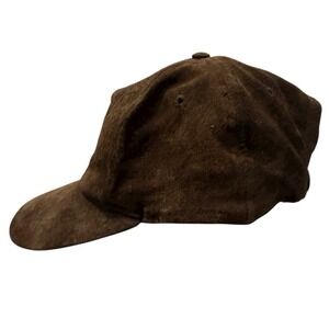 Vintage 90s FILA SnapBack Hat,‎ Suede Brim, Brown Cap